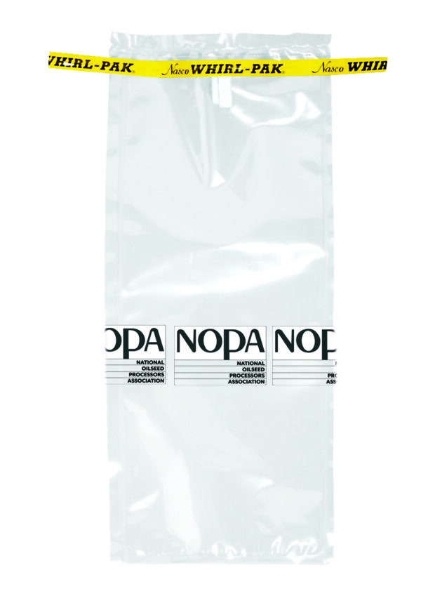 NOPA Whirl-Pak bag close Up