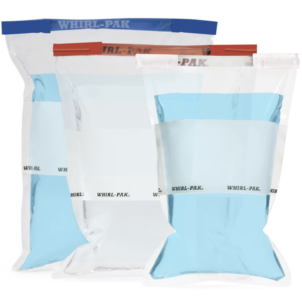Whirl-Pak® Write On Sterilized Bags with Colored Tape